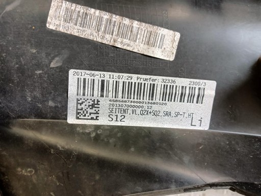 BRANIK PREDNJA STRANA BOČNI DIO LIJEVA AUDI Q2 81A S LINE S-LINE 16-