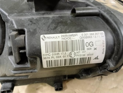 LAMPA FAR LIJEVA STRANA RENAULT MEGANE 3 III REDIZAJN 2013-