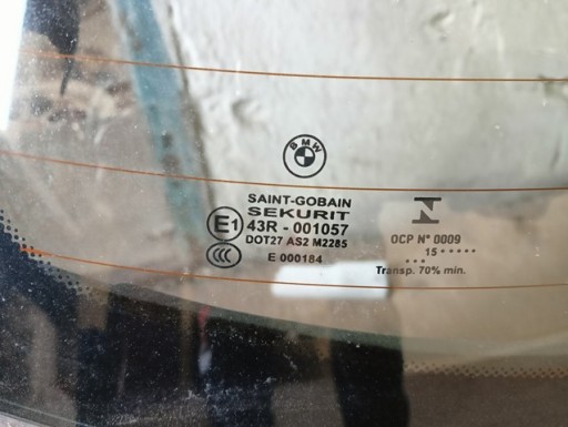 GEPEK ZADNJI POKLOPAC GEPEKA BMW I3 I01 2013-