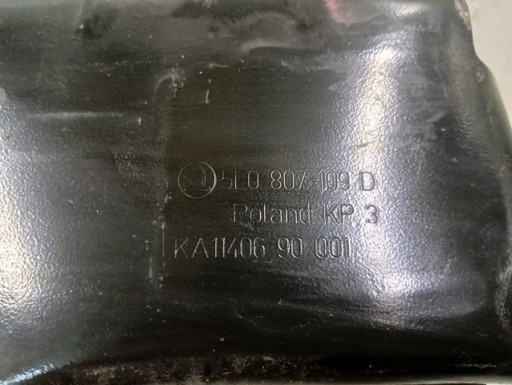 GREDA ISPOD BRANIK PREDNJA STRANA SKODA YETI 5L REDIZAJN 2013-