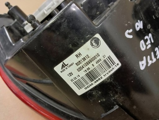 LAMPA FAR DESNA STRANA ZADNJA ZADNJI ALFA ROMEO GIULIETTA LED 2010-