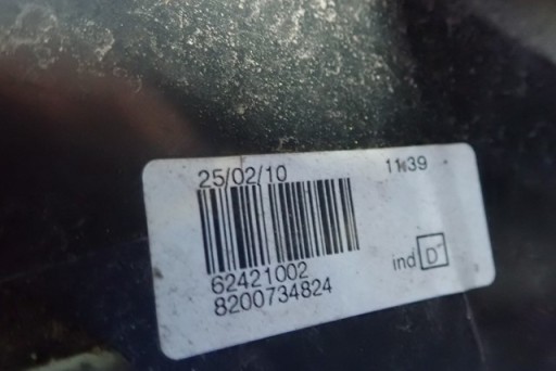 LAMPA FAR DESNA STRANA ZADNJA ZADNJI DACIA SANDERO I 08-12