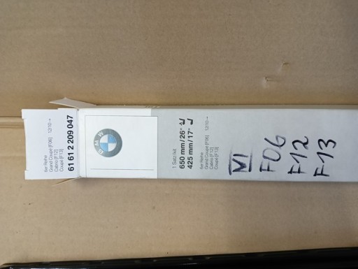 NOVI KOMPLET PIÓR BRISAČA BMW VI F06 F12 F13 10-