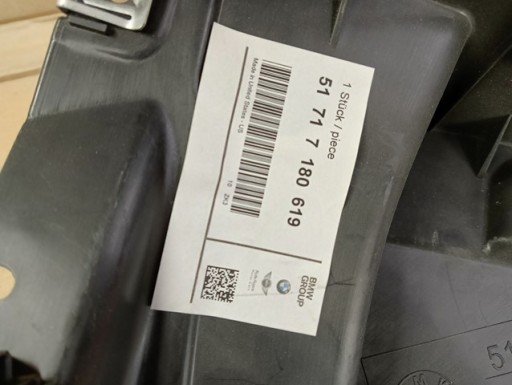 NOVI LIJEVA PREDNJA STRANA PVC BLATOBRANA BMW X5 E70 X6 E71