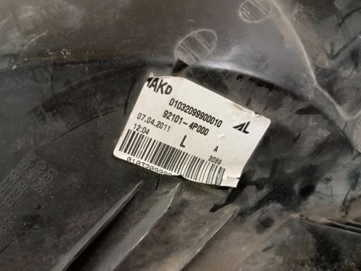 LAMPA FAR LIJEVA STRANA HYUNDAI I20 I 1 08-12R