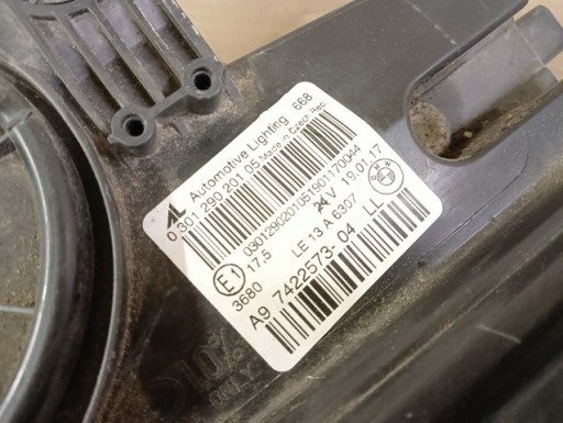 LAMPA FAR LIJEVA STRANA BMW II 2 F45 F46 14- LAMPA FAR LIJEVA STRANA BMW II 2 F45 F46 14-