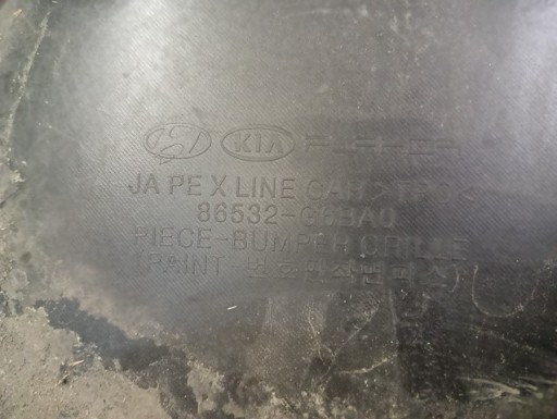 SPOJLER BRANIKA PREDNJA STRANA KIA PICANTO III 3 X-LINE REDIZAJN 21-