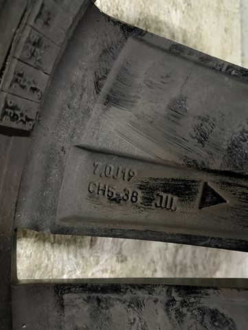 ALUMINIJSKA FELGA PEUGEOT 3008 5008 II 2 GT 19X7J ET38 5X108