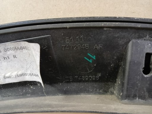 LAJSNA NA BLATOBRAN DESNA STRANA ZADNJI BMW I3 I01 13-