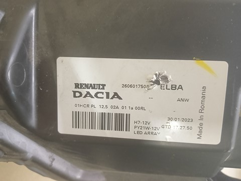 LAMPA FAR LIJEVA STRANA FULL LED DACIA SANDERO III 3 JOGGER 21-