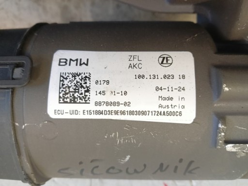 AKUTATOR HSR HIDRAULIČNI SNIMAČ ROTACIJE ZADNJA OŚI BMW V 5 G60 G61 X5 G05 X6 G06 X7 G07