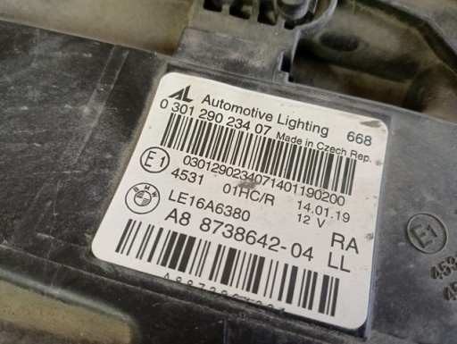 LAMPA FAR DESNA STRANA FULL LED BMW II 2 F45 F46 REDIZAJN LCI 18- LAMPA FAR DESNA STRANA FULL LED BMW II 2 F45 F46 REDIZAJN LCI 18-