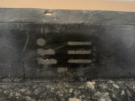 POKLOPAC ISPOD BRANIK SPOJLER PREDNJA STRANA VW POLO 2G 17- POKLOPAC ISPOD BRANIK SPOJLER PREDNJA STRANA VW POLO 2G 17-