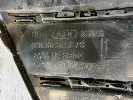 MREŽICA BRANIKA PREDNJA LIJEVA STRANA AUDI Q7 II 2 4M S-LINE 15- MREŽICA BRANIKA PREDNJA LIJEVA STRANA AUDI Q7 II 2 4M S-LINE 15-