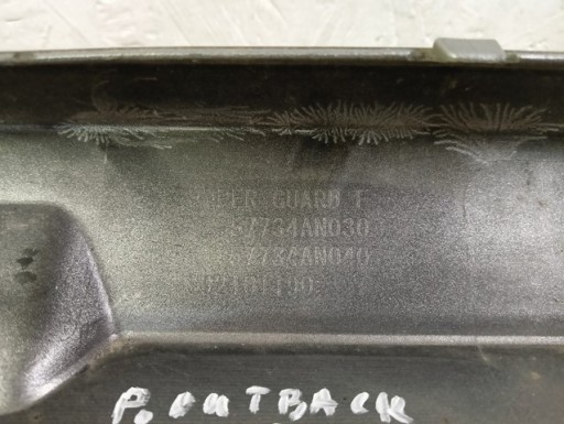 SPOJLER BRANIKA PREDNJA STRANA SUBARU OUTBACK VI 6 21-