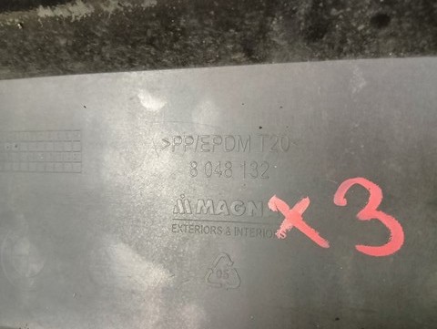 SPOJLER DIFUZOR ZADNJI BMW X3 F25 M-PAKET 10-