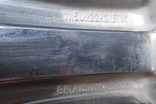 FELGA ALU PORSCHE CAYENNE 9Y0 22X11,5J ET61 FELGA ALU PORSCHE CAYENNE 9Y0 22X11,5J ET61