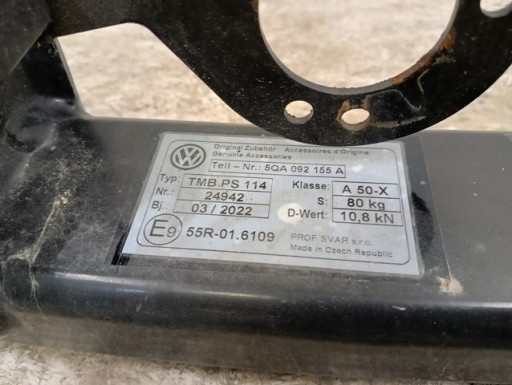 KUKA ZA VUČU VW TOURAN III 3 5T 5TA 15- KUKA ZA VUČU VW TOURAN III 3 5T 5TA 15-