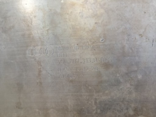 GREDA ISPOD BRANIK ZADNJI ZADNJA AUDI R8 4S0 SPIDER 16-