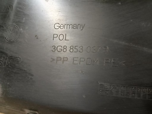REŠETKA POKLOPAC VEZNI LIM PREDNJA STRANA VW ARTEON 3G8 17-