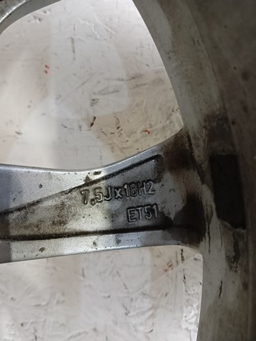 ALUMINIJSKA FELGA SEAT LEON III 3 5F0601025AA 18X7,5 ET51 5X112 ALUMINIJSKA FELGA SEAT LEON III 3 5F0601025AA 18X7,5 ET51 5X112