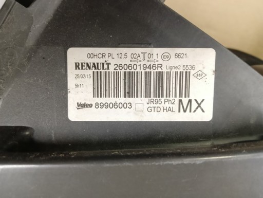 LAMPA FAR LIJEVA STRANA RENAULT SCENIC III 3 REDIZAJN 12-16