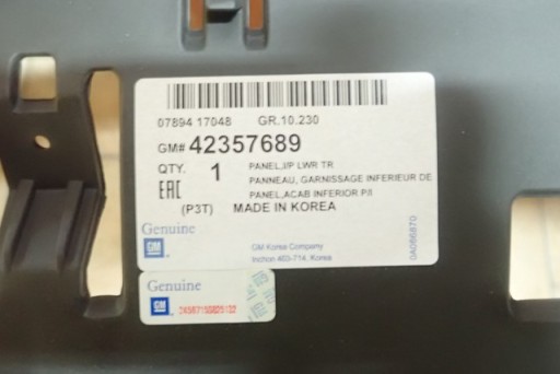 ARMATURA OPEL MOKKA 2012-