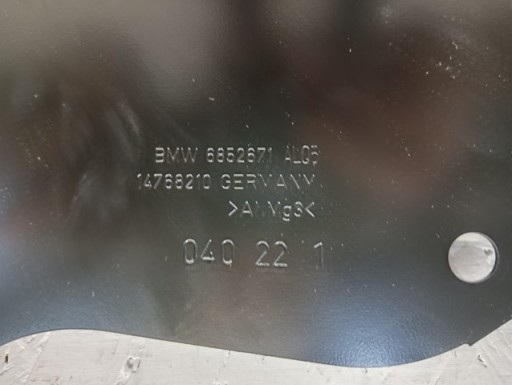 POKLOPAC LIJEVA STRANA DESNA ISPOD MOTOR ISPODVOZJA BMW I3 I01 13-