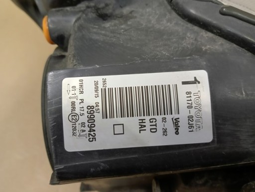 LAMPA FAR LIJEVA STRANA TOYOTA AURIS II 2 LED 12-15