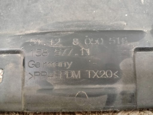 POKLOPAC BRANIKA ZADNJA BMW F06 F12 F13