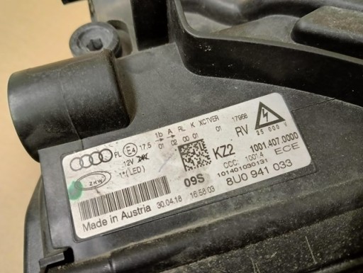 LAMPA FAR LIJEVA STRANA FULL LED AUDI Q3 8U REDIZAJN 14-18