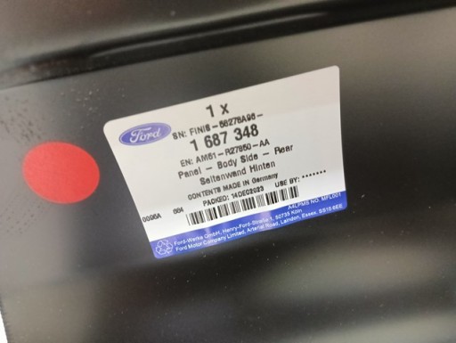 BLATOBRAN DESNA STRANA ZADNJI FORD C-MAX C MAX MK2 10-