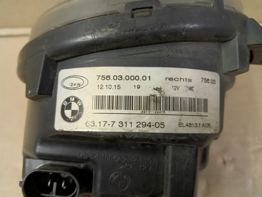 MAGLENKA DESNA STRANA PREDNJA LED BMW V 5 F10 F11 F07 GT REDIZAJN LCI 13-