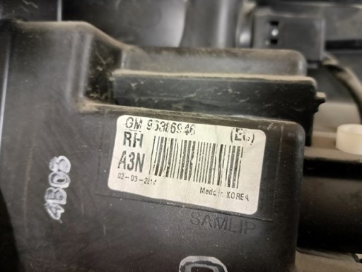 LAMPA FAR DESNA STRANA BI XENON ZAKRETNI OPEL MOKKA I 1 A 12-16R