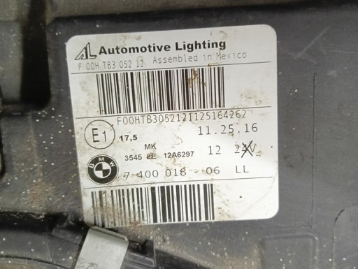 LAMPA FAR DESNA STRANA BI XENON BMW X3 F25 X4 F26 REDIZAJN LCI 14- LAMPA FAR DESNA STRANA BI XENON BMW X3 F25 X4 F26 REDIZAJN LCI 14-