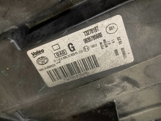 LAMPA FAR LIJEVA STRANA TOYOTA PROACE CITY VERSO 20-