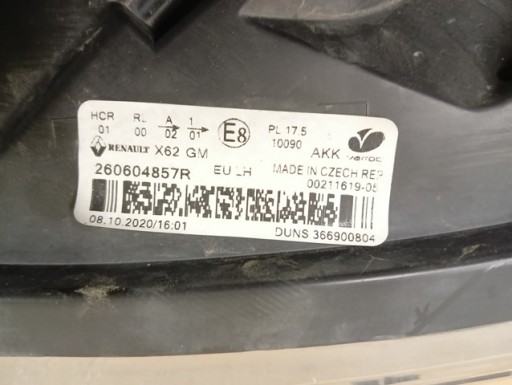 LAMPA FAR LIJEVA STRANA LED OPEL MOVANO B REDIZAJN 19-