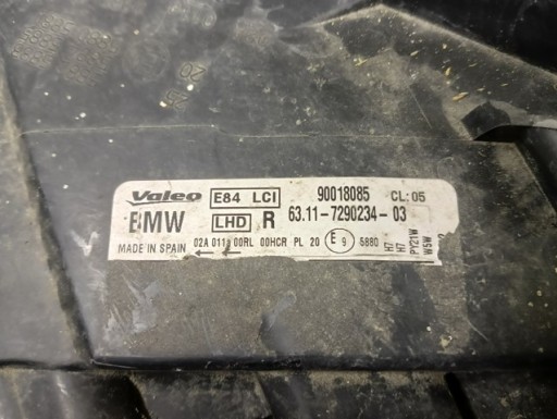 LAMPA FAR DESNA STRANA BMW X1 E84 REDIZAJN LCI