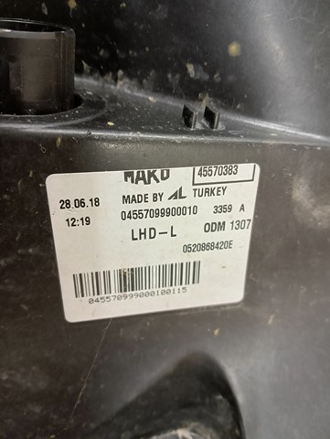 LAMPA FAR LIJEVA STRANA FIAT FIORINO NEMO QUBO BIPPER 07-24R