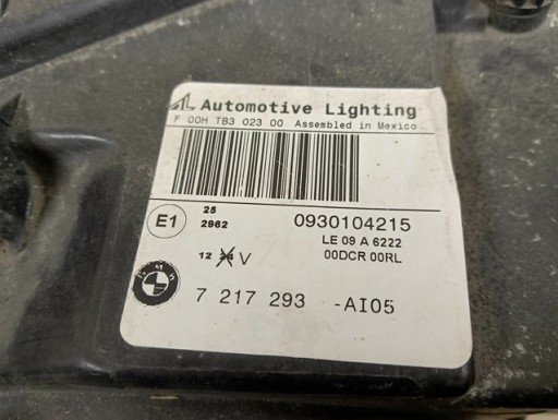 LAMPA FAR LIJEVA STRANA XENON BMW X3 F25 X4 F26 10-14R