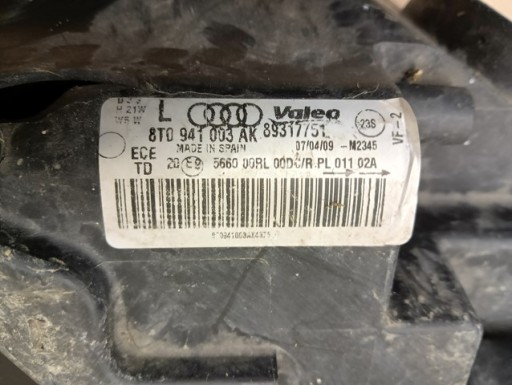 LAMPA FAR LIJEVA STRANA BI XENON AUDI A5 8T 08-12R