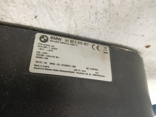 WALLBOX STANICA PUNJENJA BMW I3 I8 G70 U11