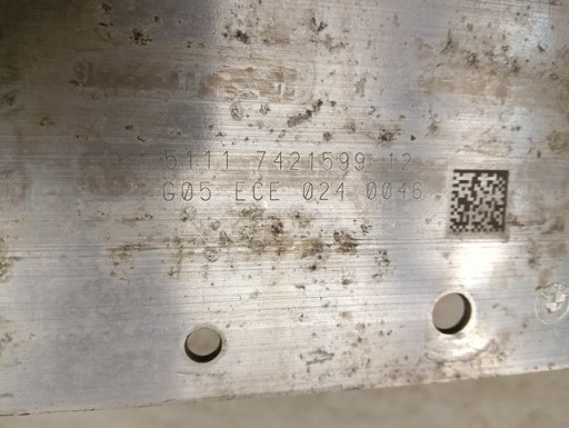 GREDA ISPOD BRANIK PREDNJA STRANA BMW X5 G05 X6 G06 18-