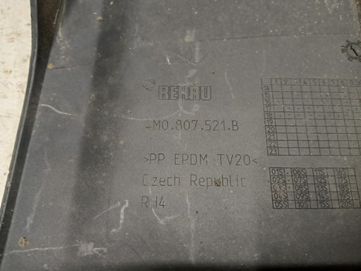 SPOJLER BRANIKA ZADNJI ZADNJA AUDI Q7 II 2 4M S-LINE 15-