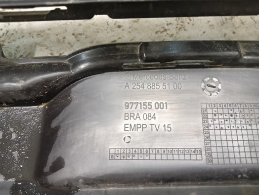 SPOJLER BRANIKA PREDNJA STRANA MERCEDES A254 W254 254 GLC 22-
