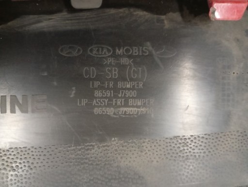 SPOJLER BRANIKA PREDNJA STRANA KIA PROCEED GT 18-