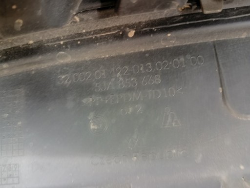 MASKA GRIL SKODA RAPID 5JA 12- MASKA GRIL SKODA RAPID 5JA 12-