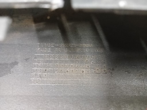 SPOJLER BRANIKA PREDNJA STRANA HONDA CIVIC VIII 8 UFO 06-11R