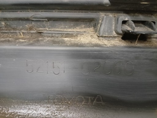 SPOJLER BRANIKA ZADNJI ZADNJA TOYOTA AURIS II 2 REDIZAJN HATCHBACK (OBIČNI) 15-