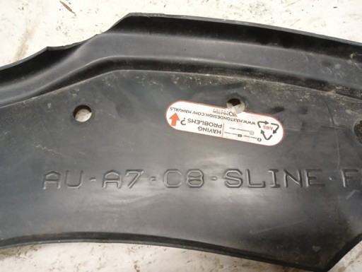 SPOJLER BRANIKA PREDNJA STRANA AUDI A7 II 2 4K8 S-LINE MAXTON 18-